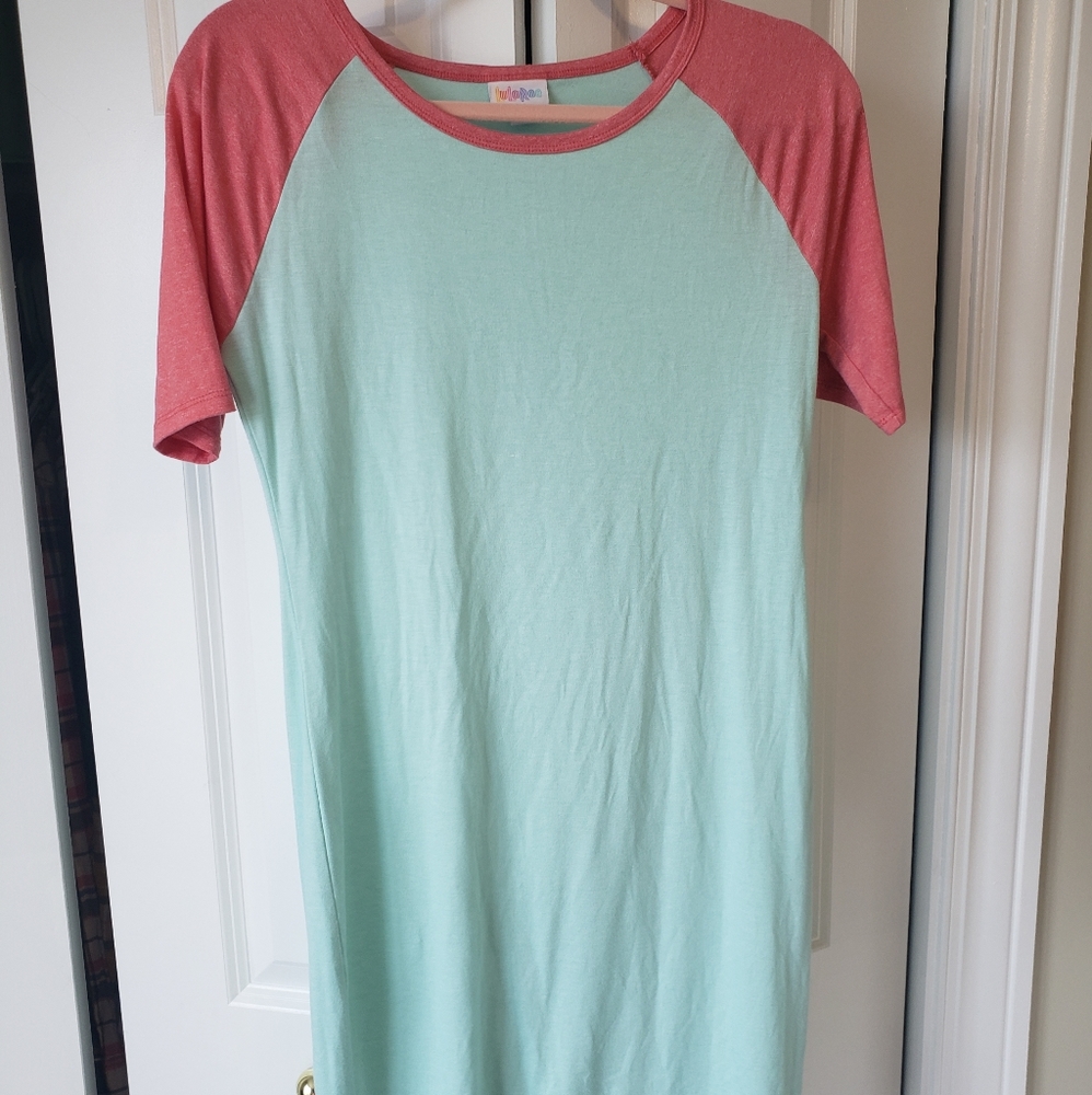 Lula roe fitted tshirt dress